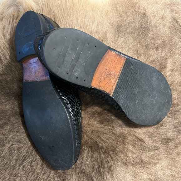 Stephane Kelian mens black woven loafers. - Picture 6 of 8